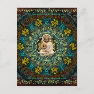 Mantra to Shakyamuni Buddha Postcard