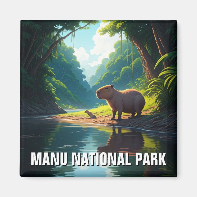 Manu National Park Peru Magnet (Front)