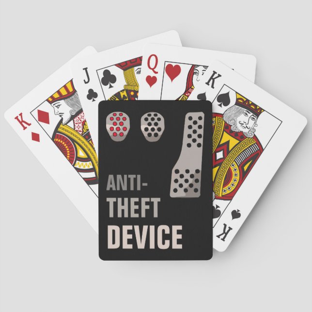MANUAL Anti-Theft Playing Cards (Back)