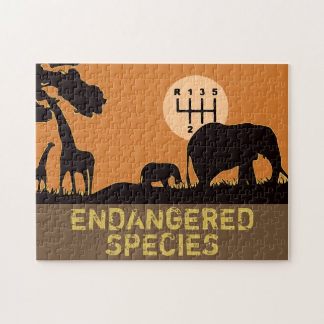 MANUAL - Endangered Jigsaw Puzzle (Horizontal)