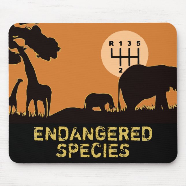 MANUAL - Endangered Mouse Mat (Front)