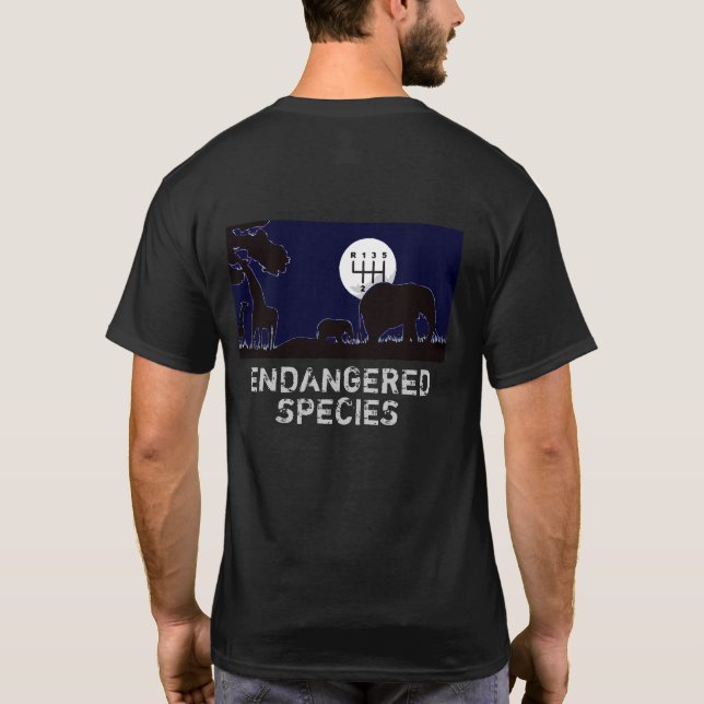 MANUAL - Endangered T-Shirt (Back)