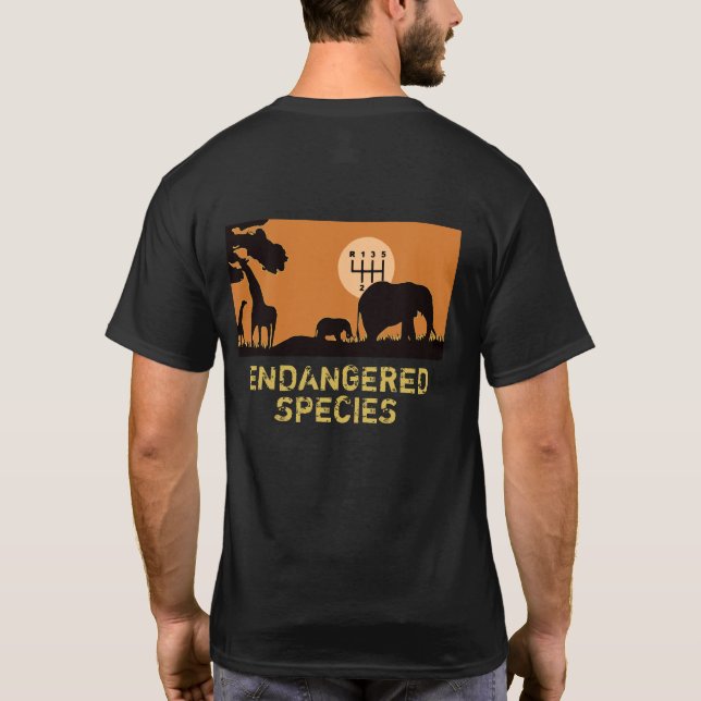 MANUAL - Endangered T-Shirt (Back)