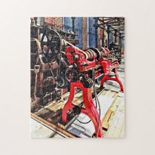 Manual Lathe Circa 1880s Jigsaw Puzzle