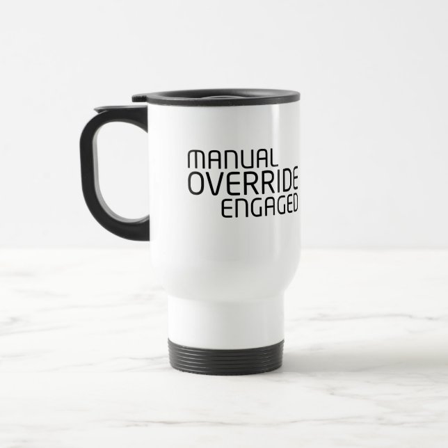 Manual Override Mobile Command Insulated Mug (Left)