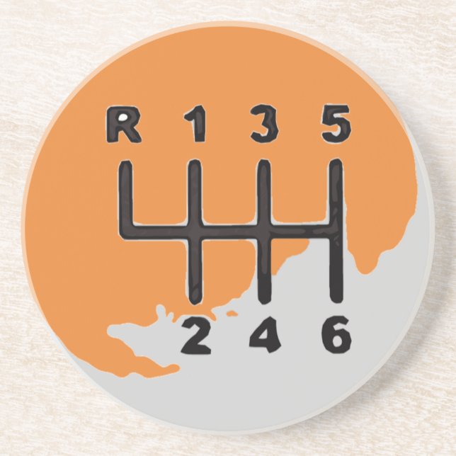 MANUAL Transmission - COLORS Coaster (Front)