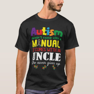 Manual Uncle Puzzle Special Autism Awareness T-Shirt