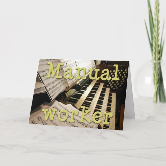 Manual worker card (Front)