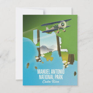 Manuel Antonio National Park, Costa Rica map.
