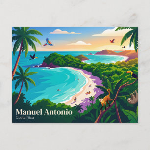 Manuel Antonio National Park Costa Rica Postcard