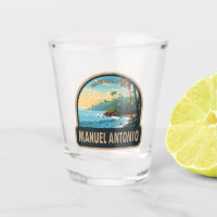Manuel Antonio National Park Travel Art Vintage