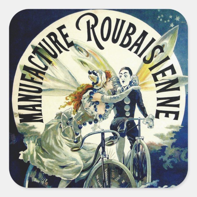 Manufacture Roubaisienne Bicycles Square Sticker (Front)