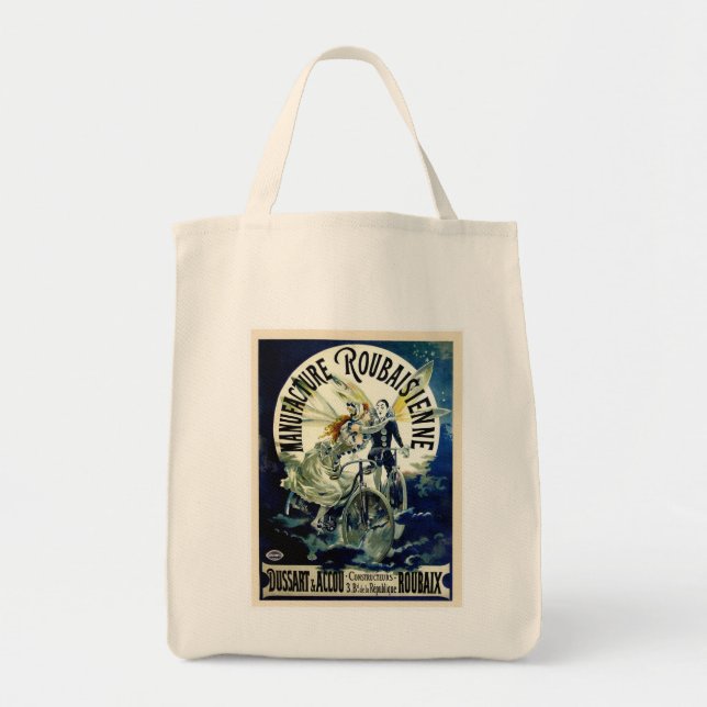 Manufacture Roubaisienne Bicycles Tote Bag (Front)