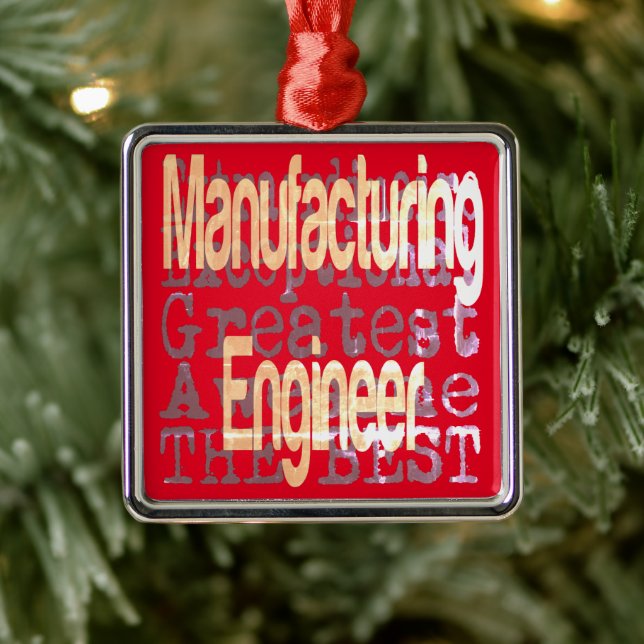 Manufacturing Engineer Extraordinaire Metal Tree Decoration (Tree)