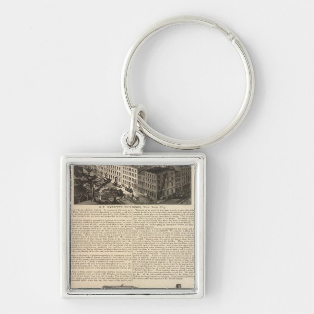 Manufacturing, Warehouses Key Ring (Front)