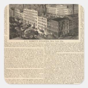 Manufacturing, Warehouses Square Sticker