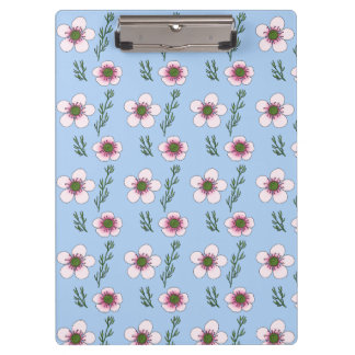 Manuka Flowers Clipboard