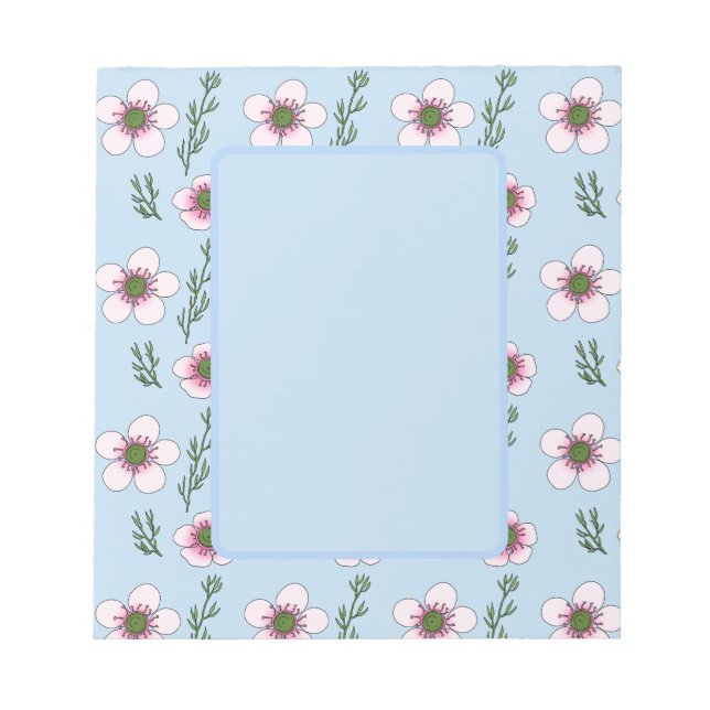 Manuka Flowers Notepad (Front)
