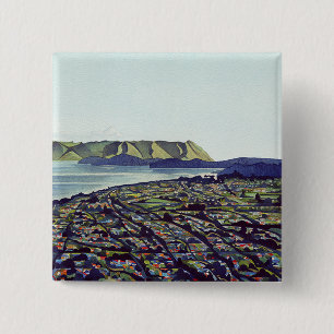 Manukau Heads 15 Cm Square Badge