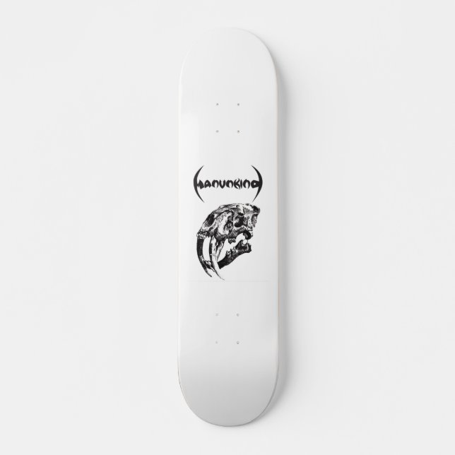Manunkind Skull Skateboard (Front)
