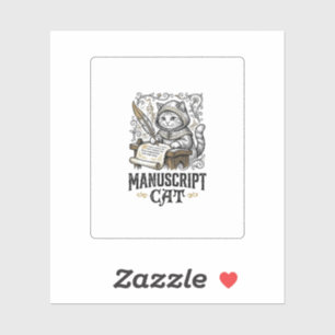Manuscript Cat Cat Medieval Manuscript Vintage Vec