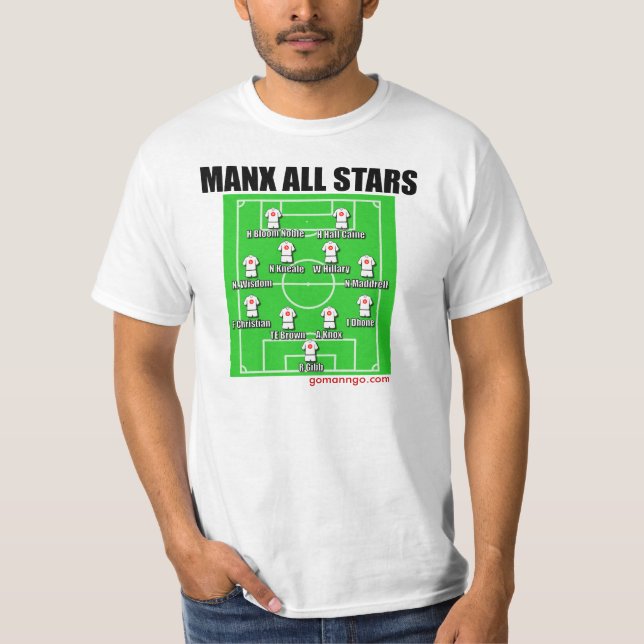 Manx All-Stars T-Shirt (Front)
