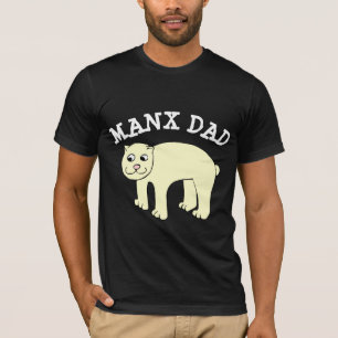 MANX CAT DAD T-SHIRTS