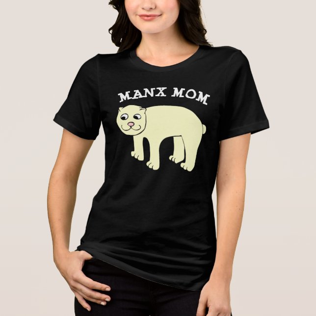 MANX CAT MOM T-SHIRTS (Front)