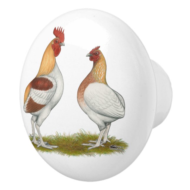 Manx Rumpies Ceramic Knob (Right)