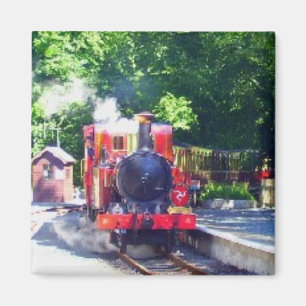 Manx steam train magnet
