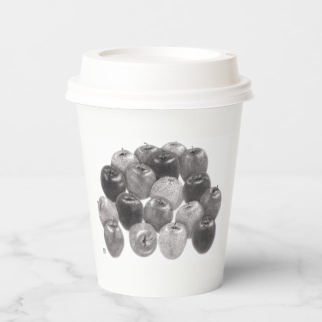 Many apples +1 paper cups (Front)