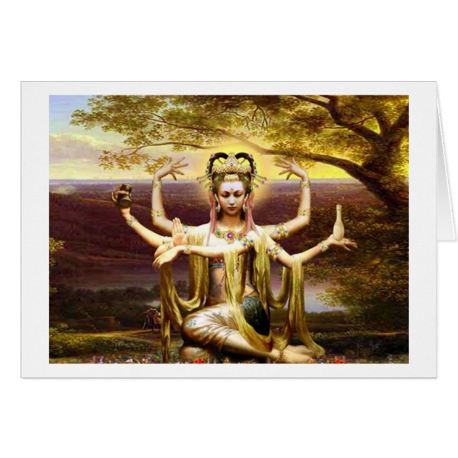 Many Armed Kwan Yin (Front Horizontal)