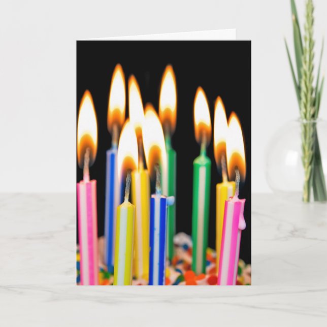 Many Birthday Candles Card (Front)