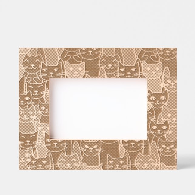 Many Cats Design Etched Frames (Front)
