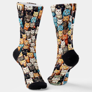 Many Cats  Socks