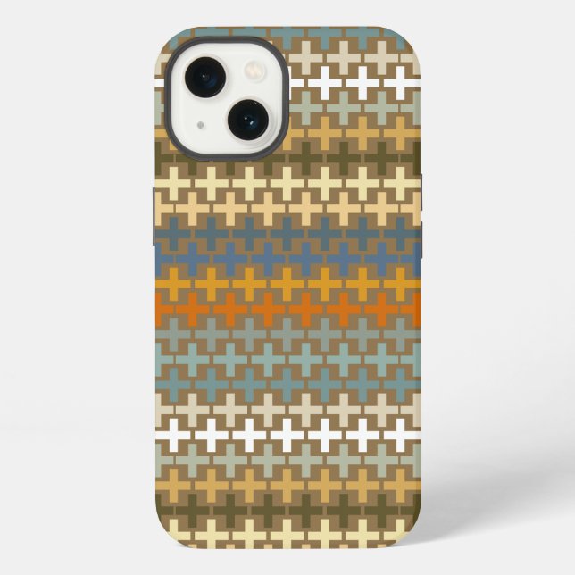 Many colourful crosses org iPhone case (Back)
