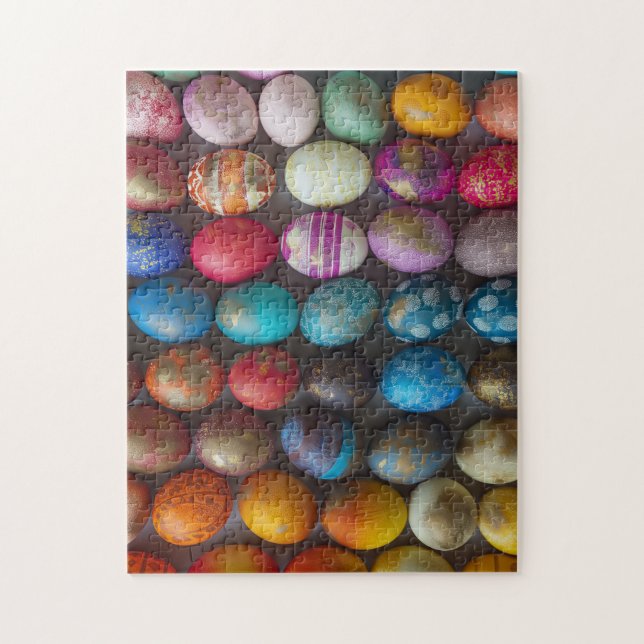 Many colourful decorated Easter eggs Jigsaw Puzzle (Vertical)