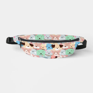 Many Colourful Dogs All-Over Print Fanny Pack