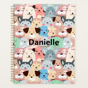 Many Colourful Dogs Design Planner