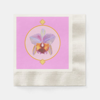 Many Colours, One Orchid Paper Napkin
