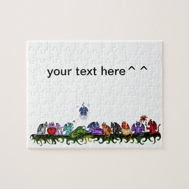 many cute Dragons Jigsaw Puzzle (Horizontal)