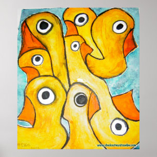 Many Ducks Poster