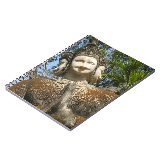 Many Face Wai ... Nong Khai, Isaan, Thailand Notebook (Left Side)