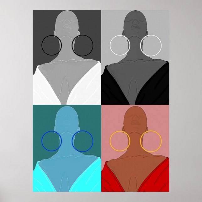 Many-faced endives poster (Front)