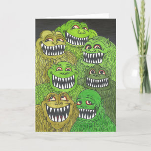 MANY FANGS! Monster Thank You Card