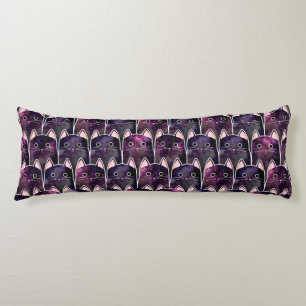 Many Galaxy Cats Pattern Body Cushion