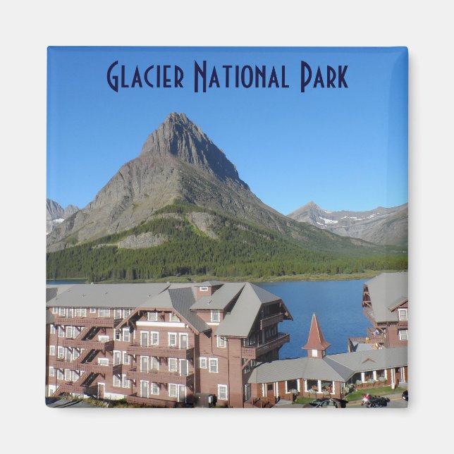 Many Glacier Hotel- Glacier National Park Magnet (Front)
