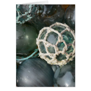 Many glass fishing floats, Alaska