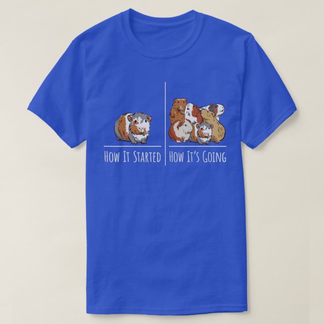 Many Guinea Pigs - Humorous Guinea Pig  T-Shirt (Design Front)
