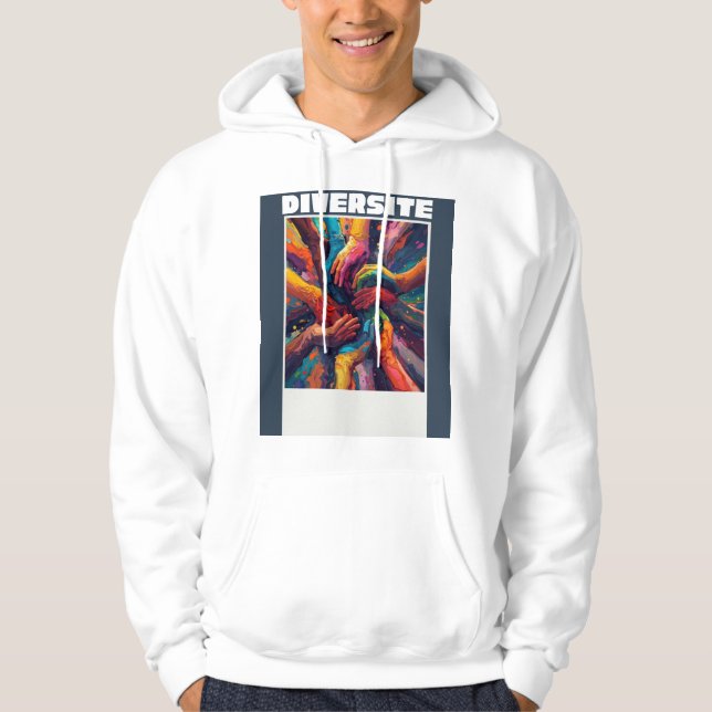Many Hands, One Future – Diversité Hoodie (Front)